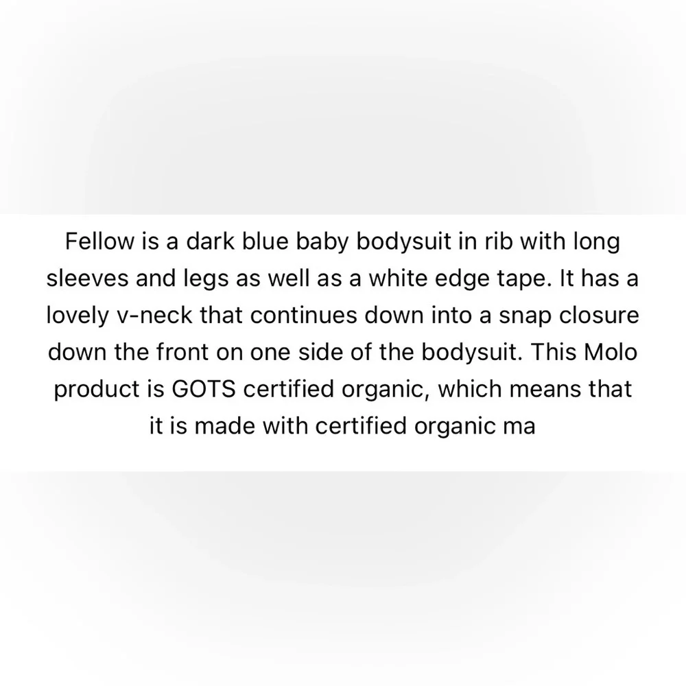Molo Navy Blue Kids One Piece